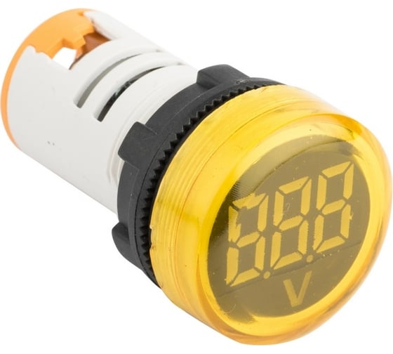 Индикатор значения напряжения EKF ED16-22VD 10 шт., желтый, PROxima ed16-22vd-y 1