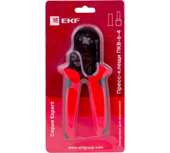 Пресс-клещи EKF ПКВ-6-4 Expert pkv-6-4-exp