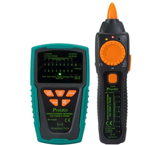 Тестер телекоммуникационных сетей и линий передачи данных Pro'sKit MT-7029N С00040322