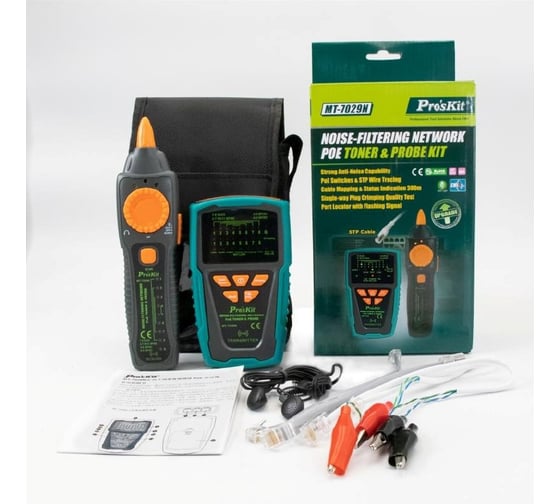 Тестер телекоммуникационных сетей и линий передачи данных Pro'sKit MT-7029N С00040322