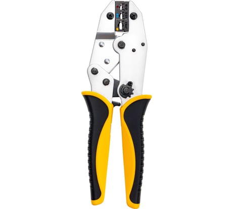 Пресс-клещи для обжима наконечников duwi PROFI 0.5-6мм², 2 сменные матрицы 26121 6