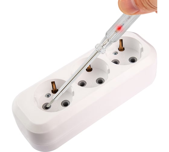 Индикаторная отвертка-пробник duwi универсальная, IP40 19313 5