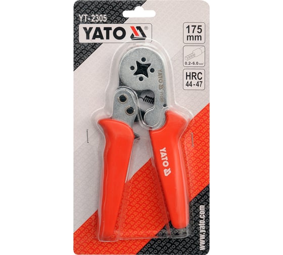 Пассатижи YATO для обжима и зачистки проводов YT-2305 37142305 092 1