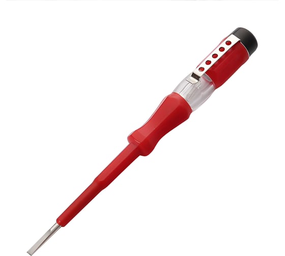 Отвертка-индикаторная Saros Polymer красная 88005
