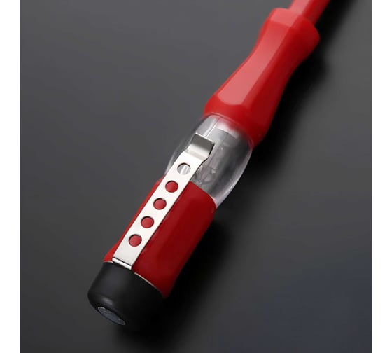 Отвертка-индикаторная Saros Polymer красная 88005