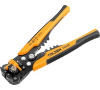 Съёмник изоляции TOLSEN Industrial автоматический 200 мм, торцевой, 0.2-6 мм2, двухкомп. рукоятки 38048