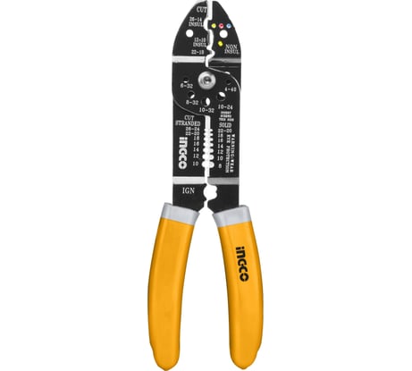 Стриппер для обжима и зачистки проводов INGCO 215мм HWSP851