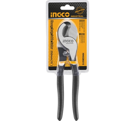 Усиленный кабелерез INGCO 250мм, 0-13мм INDUSTRIAL HHCCB0210 1