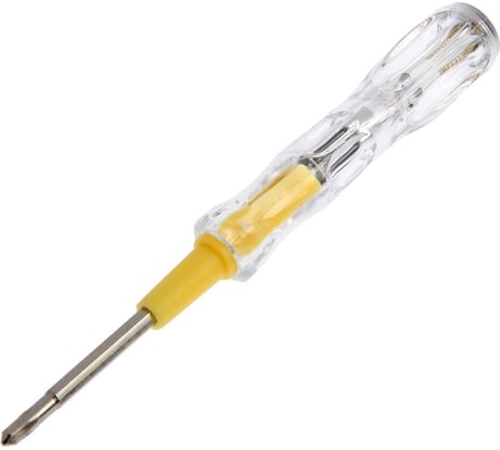 Индикаторная отвертка ТУНДРА пластиковая рукоятка, 155 мм 2276018