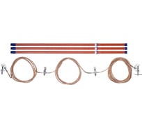 Переносное заземление Антиток для ВЛ до 10 кВ ЗПЛ-10-3 Д СИП 3 штанги 471501