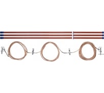 Переносное заземление Антиток для ВЛ до 100 кВ ЗПЛ-110-3 Д 35 кв мм 3 штанги 281959