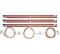 Переносное заземление Антиток для ВЛ до 220 кВ ЗПЛ-220-3 Д 3 штанги 288741