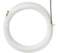 Нейлоновая кабельная протяжка HLT НКП диаметр 3мм длина 10М с наконечниками белая 084-18-002