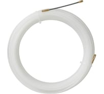 Нейлоновая кабельная протяжка HLT НКП диаметр 3мм длина 15М с наконечниками белая 084-18-003