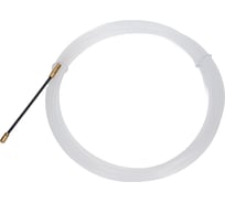 Нейлоновая кабельная протяжка HLT НКП диаметр 3мм длина 5М с наконечниками белая 084-18-001