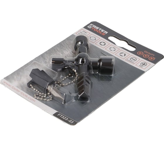 Ключ для электрошкафов FASTER TOOLS КЭШ-8 с битой PH2/SL7 FT323-03