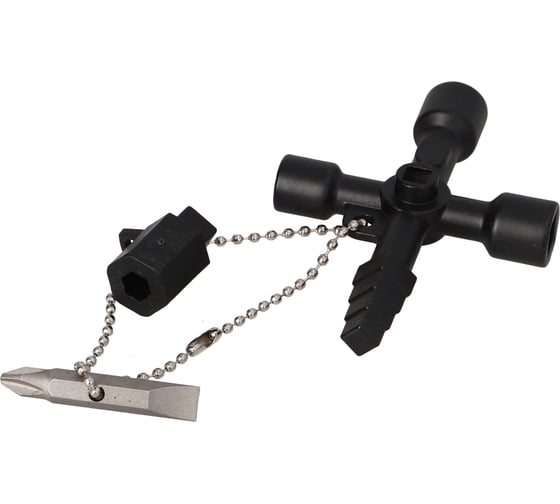 Ключ для электрошкафов FASTER TOOLS КЭШ-8 с битой PH2/SL7 FT323-03