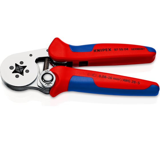 Пресс-клещи Knipex квадратный обжим L-180 мм KN-975504 1