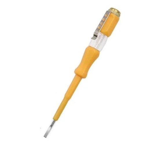Отвертка индикаторная Saros Polyme желтая 88007 1