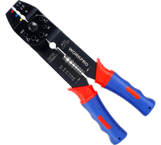 Клещи обжимные многофункциональные WORKPRO 200мм WP291001
