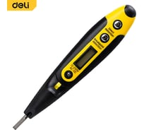 Индикаторная отвертка-тестер напряжения DELI цифровая DL8005 (12-250 В) 133444