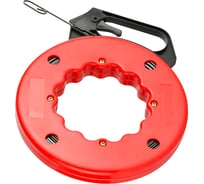 Стальной зонд для протяжки кабеля Electraline большой 50м, 3x1,3мм 61061