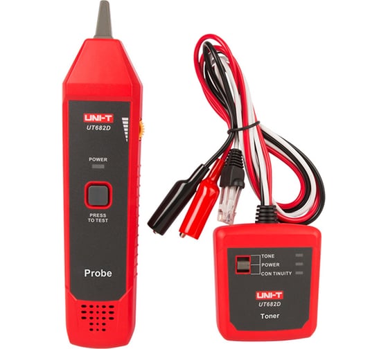 Тестер трассоискатель UNI-T с генератором сигнала UT682D 13-1090