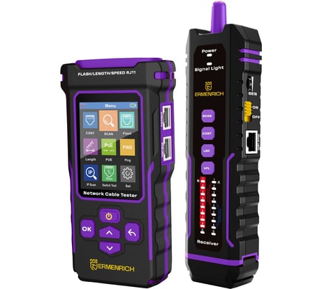 Многофункциональный кабельный тестер Ermenrich (Эрменрих) NetGeeks NP50 84555