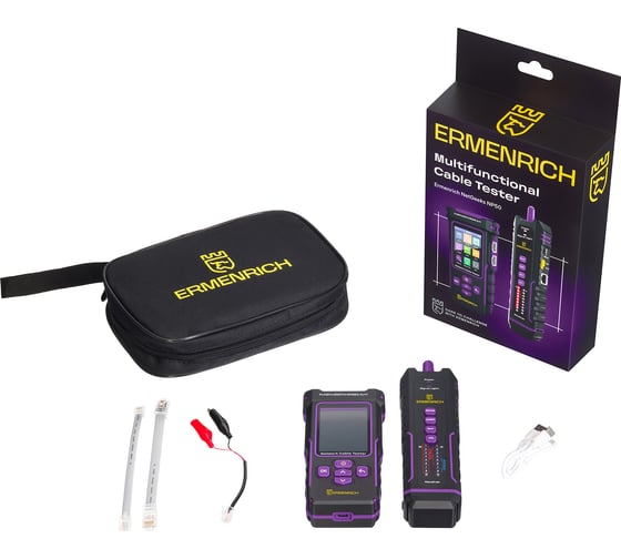 Многофункциональный кабельный тестер Ermenrich (Эрменрих) NetGeeks NP50 84555