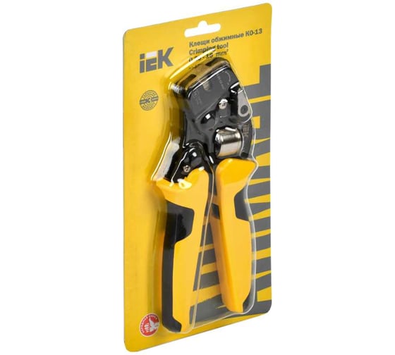 Клещи обжимные IEK ARMA2L 3 КО-13 0.25-16 мм2 (квадрат) A2L3-KL20-C025-016-13