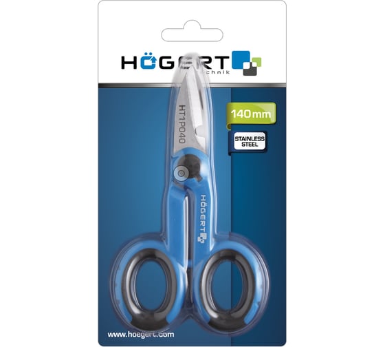 Ножницы электрика для проводов HOEGERT TECHNIK усиленные HT1P040 1