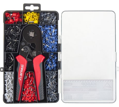 Набор наконечников с кримпером ARNEZI 1200пр. R6041103