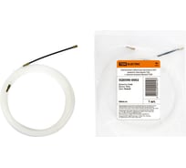 Нейлоновая кабельная протяжка TDM ELECTRIC НКП диаметр 3 мм, длина 10 м, с наконечниками, белая SQ0590-0002