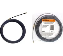 Нейлоновая кабельная протяжка TDM ELECTRIC НКП диаметр 4 мм, длина 10 м, с наконечниками, черная SQ0590-0022