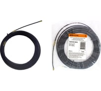 Кабельная протяжка TDM ELECTRIC НКП диаметр 4мм длина 25м с наконечниками нейлоновая (чёрная) SQ0590-0025