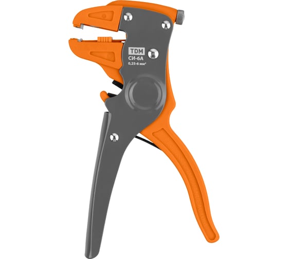 Автоматический съемник изоляции TDM ELECTRIC МастерЭлектрик СИ-6А сечение зачищаемого провода 0,25-6 мм2  SQ1003-0103