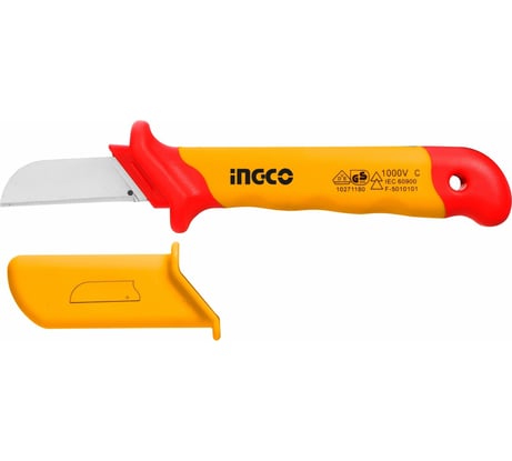 Диэлектрический нож электрика INGCO 180х50 мм HICK1801