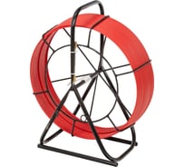 Протяжка для кабеля мини OlmiOn УЗК d=6 мм L=80 м в напольной кассете №5, красный СП-К5-6/80