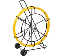 Протяжка для кабеля мини OlmiOn УЗК d=11 мм L=450 м на тележке №4, желтый СП-Т4-11/450