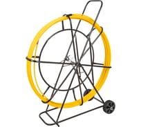 Протяжка для кабеля мини OlmiOn УЗК d=11 мм L=350 м на тележке №4, желтый СП-Т4-11/350