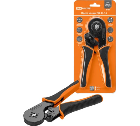 Пресс-клещи TDM ELECTRIC ПК-04-16, "МастерЭлектрик" SQ1001-0015