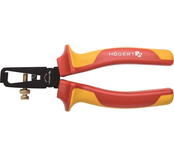 Изолированные клещи для зачистки проводов HOEGERT TECHNIK 160 мм 1000 V HT1P931