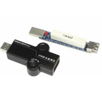 USB-тестер Amperin Juwel J7-d для внешних аккумуляторов 5V-7,4V 0-5,1A 012089