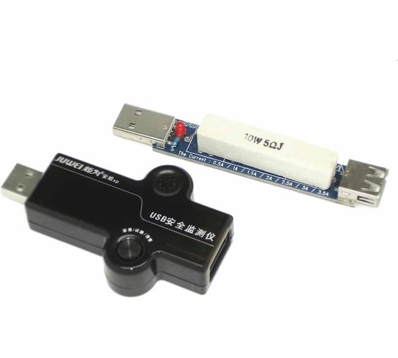 USB-тестер Amperin Juwel J7-d для внешних аккумуляторов 5V-7,4V 0-5,1A 012089 1