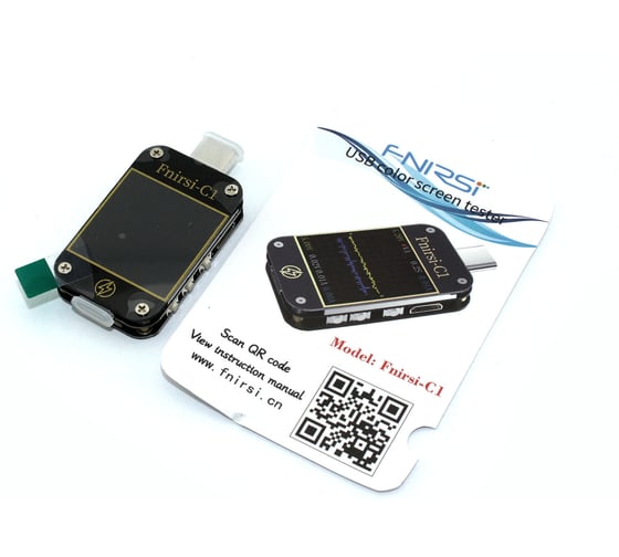 USB-тестер Amperin FNIRSI-C1 bluetooth 107415