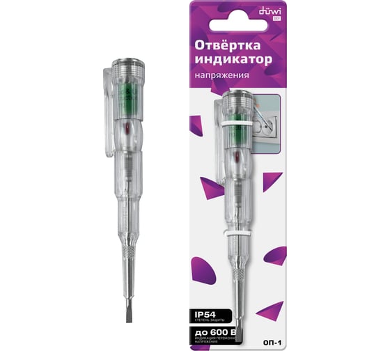 Отвертка-пробник duwi ОП-1 DIY, dwi 26006 6