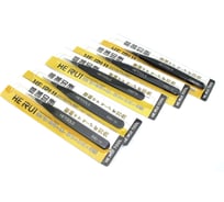 Пинцет Amperin HETOOLS ESD-10 прямой, чёрный 120мм 5 шт 111119