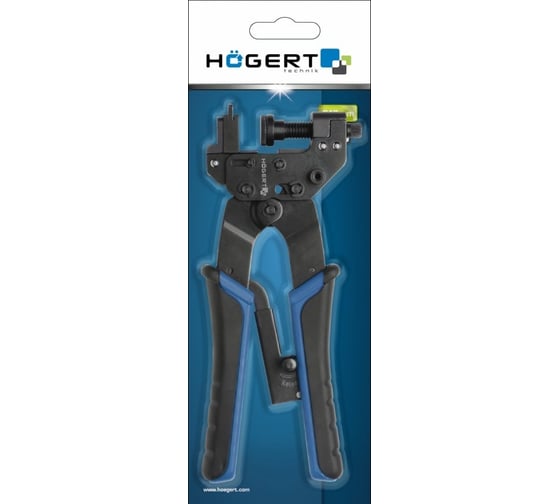 Пресс-клещи для кабелей HOEGERT TECHNIK храповой механизм HT1P198