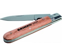 Нож для кабеля Brinko деревянная рукоятка 992343