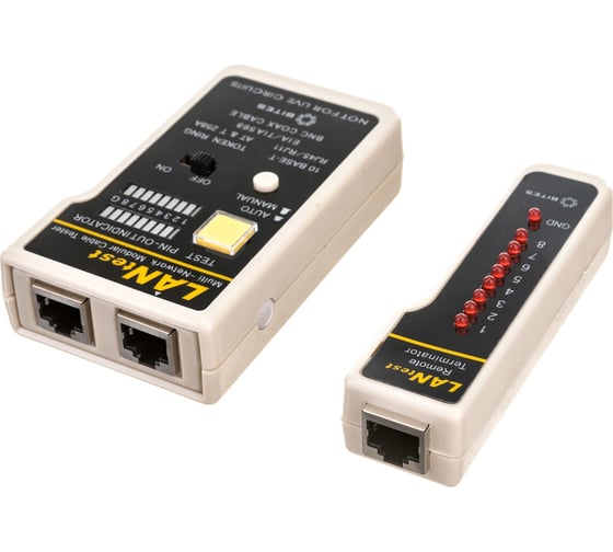 Сетевой тестер кабеля для тестирования кабеля 5bites UTP/FTP/STP RJ45 BNC TEL RJ11/12 LY-CT007